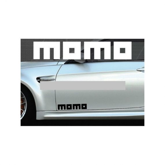 set 2 buc sticker auto lateral momo
