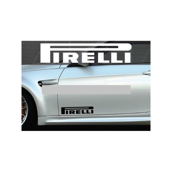 set 2 buc sticker auto lateral pirelli