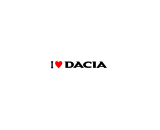 sticker i love dacia v2