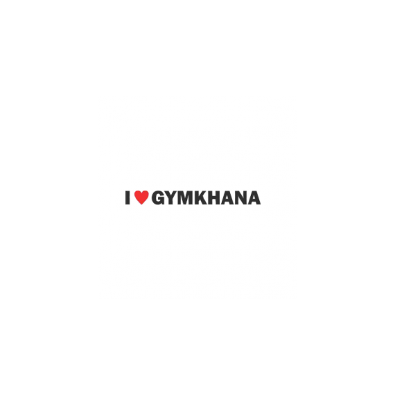 sticker i love gymkhana