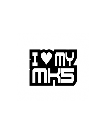 sticker i love my mk5