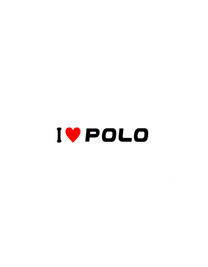 sticker i love polo