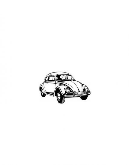 stickere auto vw beetle