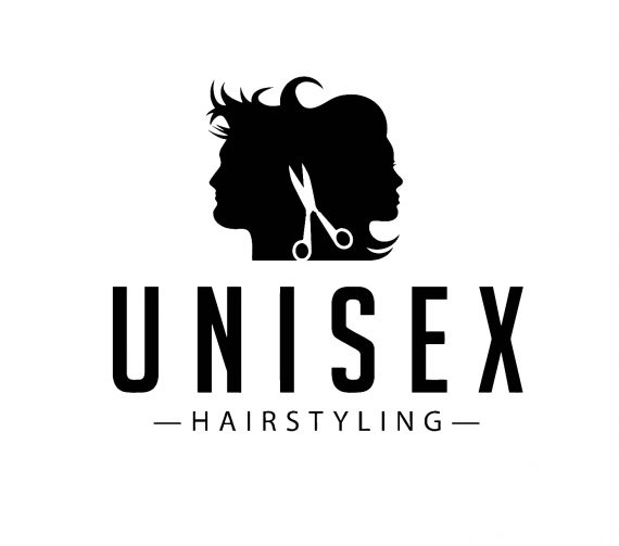 sticker frizerie unisex hairstyling2